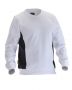 5402 Sweatshirt white/black